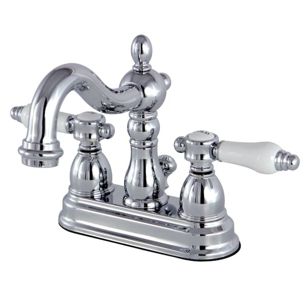 KS1601BPL 4" Centerset Bathroom Faucet, Polished Chrome